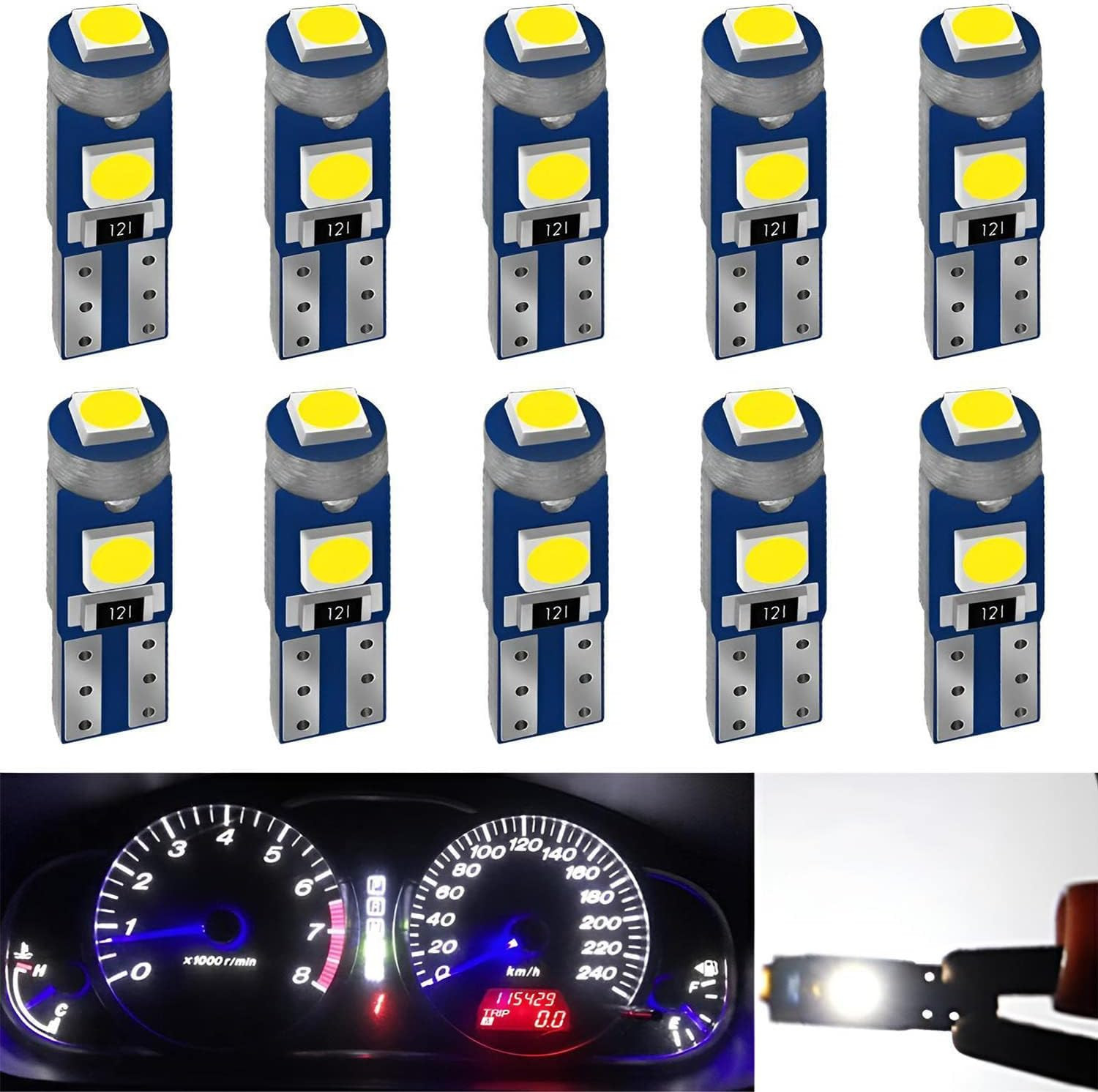 AUXLIGHT White T5 37 Mini Light Bulb LED