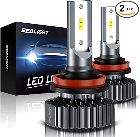 SEALIGHT Scoparc S1 LED Headlight Bulbs, Low Beam/Fog Light, 6000K Bright White