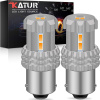 KATUR 7507 LED Yellow Bulbs (BAU15S Base)