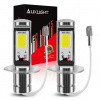 AUXLIGHT H1 LED Fog Light Bulbs 6000K Xenon White