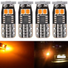 KATUR 194 LED Light Bulbs, T10 Base Amber
