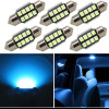 WLJH Ice Blue 3022 Festoon Led Bulbs