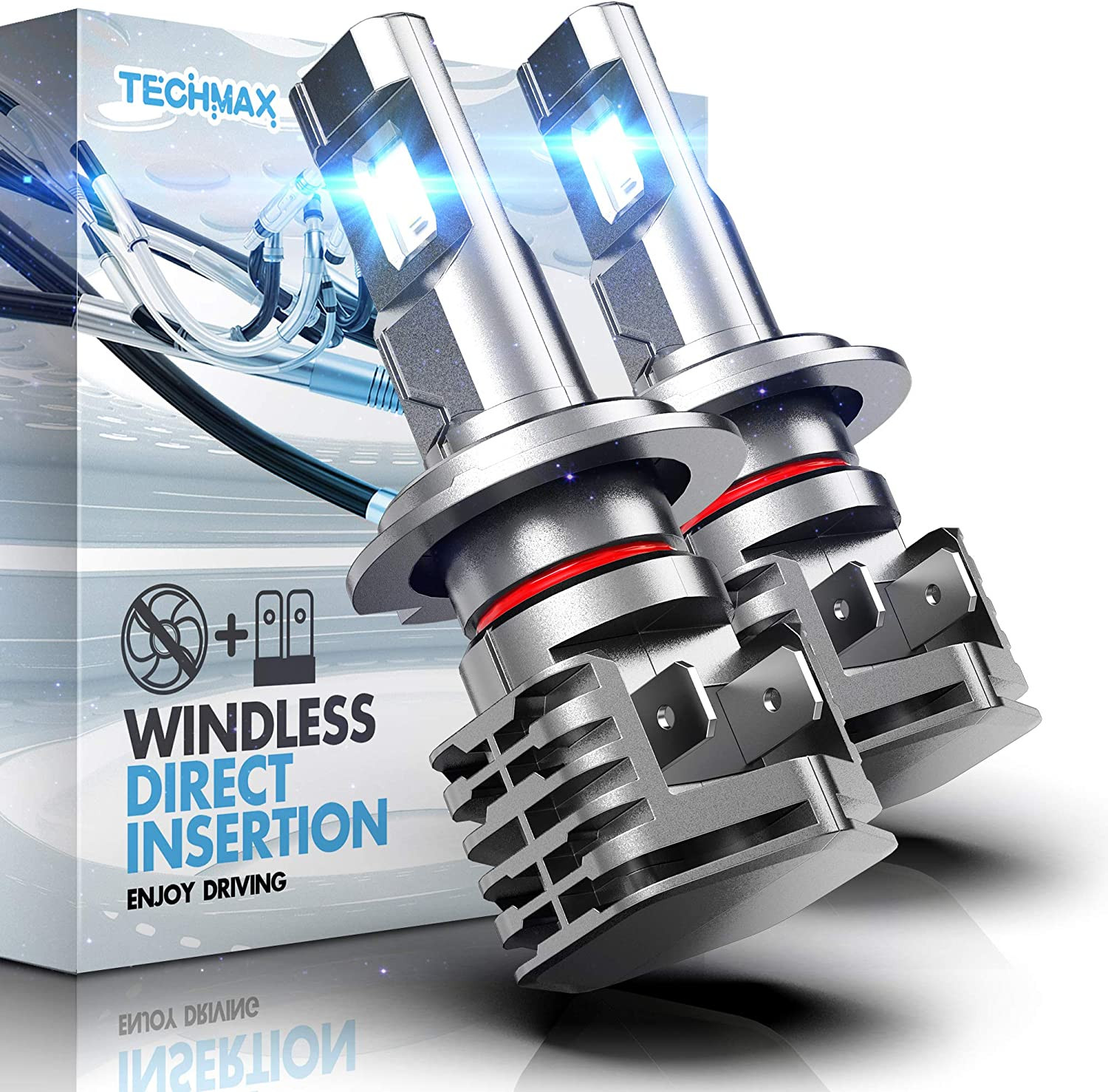 TECHMAX H7 LED Headlight Bulb