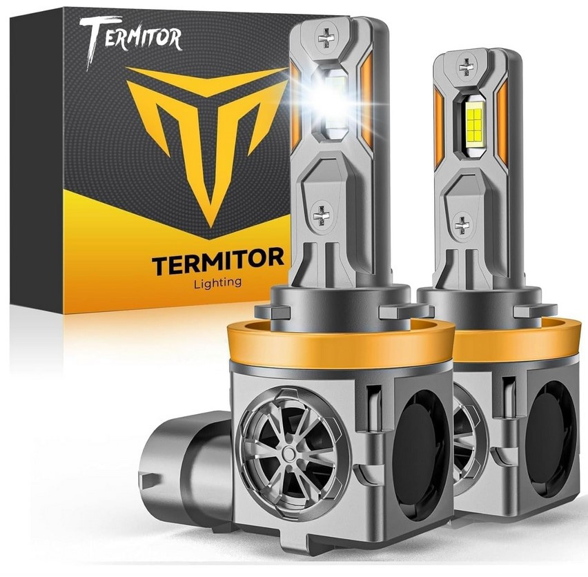 Termitor H11 LED 6500K Cool White Bulbs