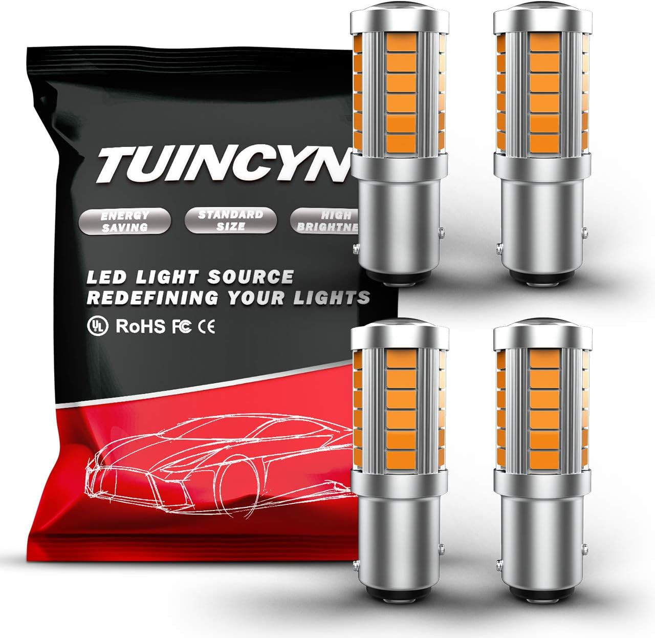 TUINCYN 2057A LED Amber Light Bulb