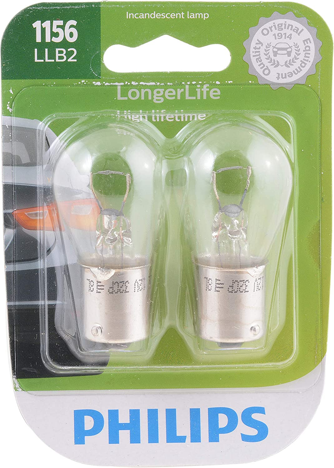 Philips 1156LLB2 LongerLife Miniature Bulb