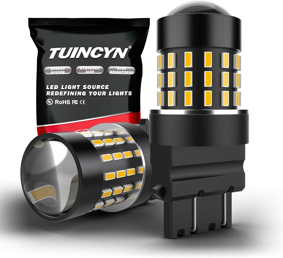 TUINCYN 3057 Amber LED Light Bulb