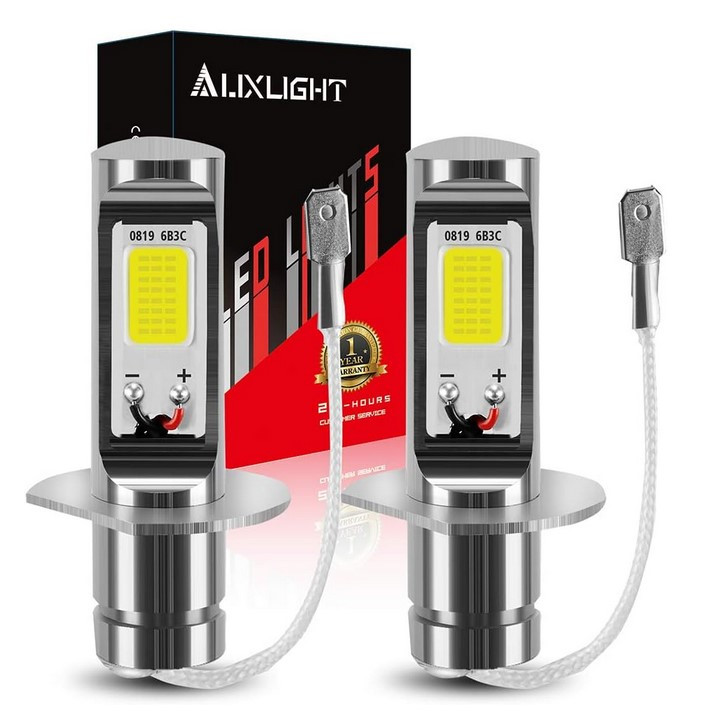 AUXLIGHT H1 LED Fog Light Bulbs 6000K Xenon White