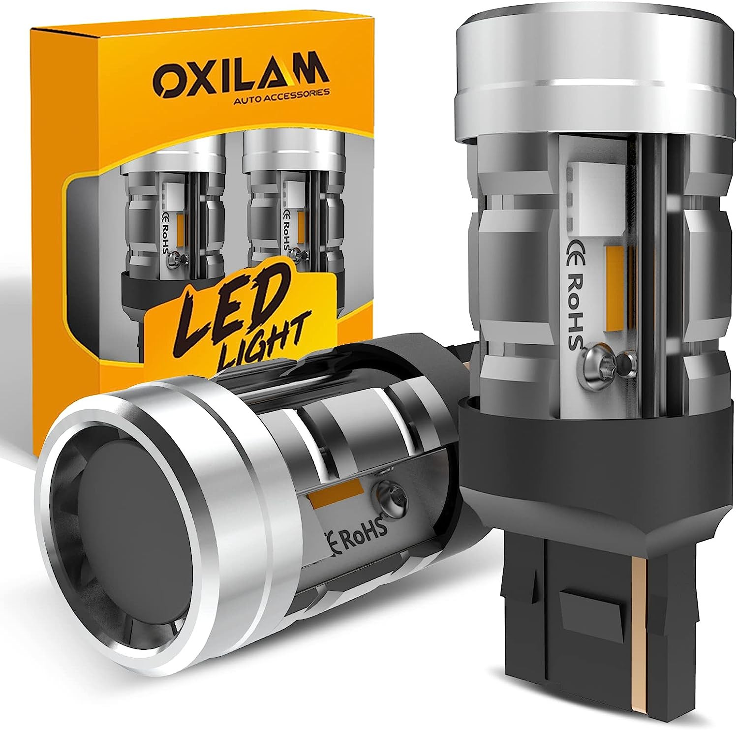 OXILAM 7443A Amber Light Bulb - Turn Signal / Brake