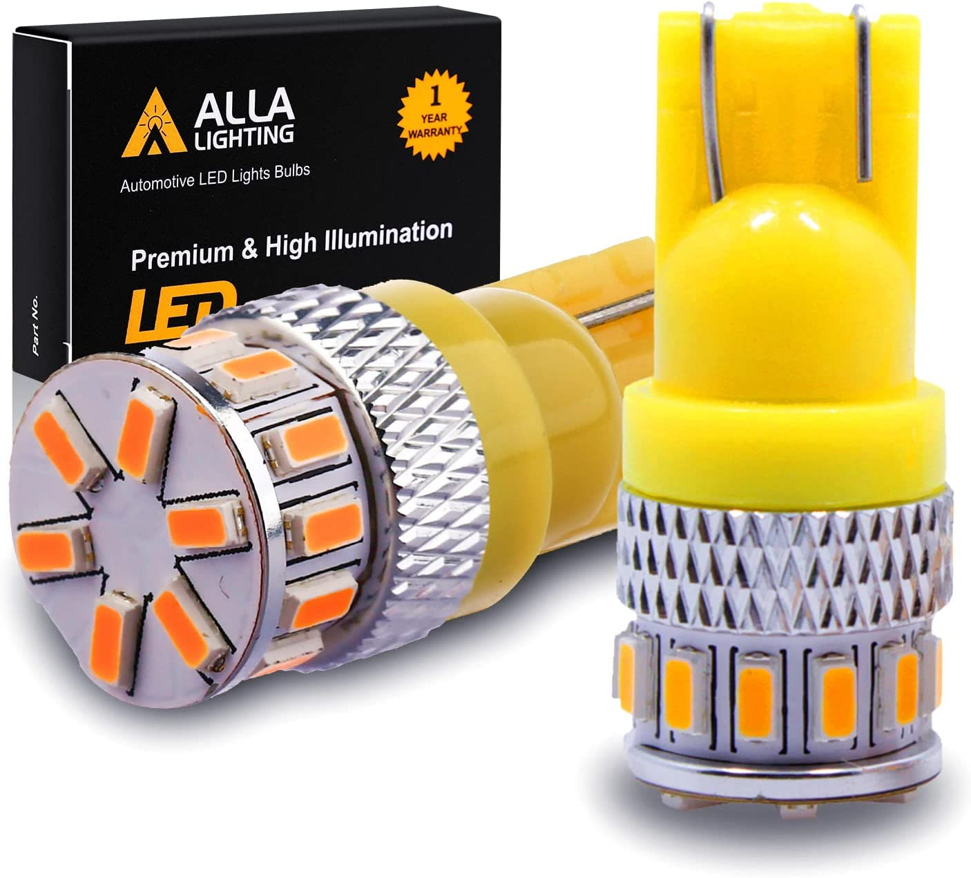 Alla Lightning 194NA LED Amber Bulbs