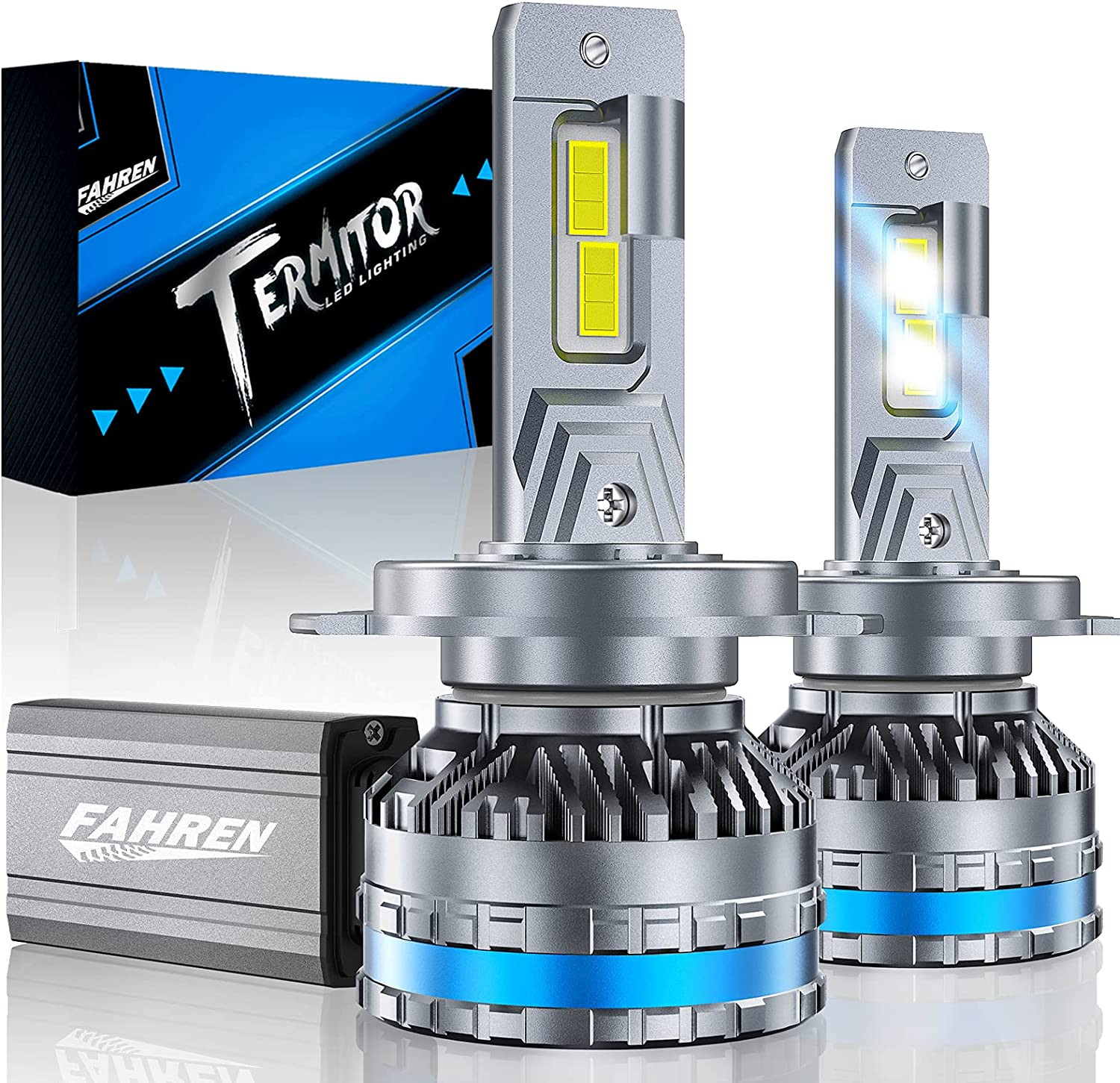 Fahren 9003/H4 LED Light Bulbs 6500K