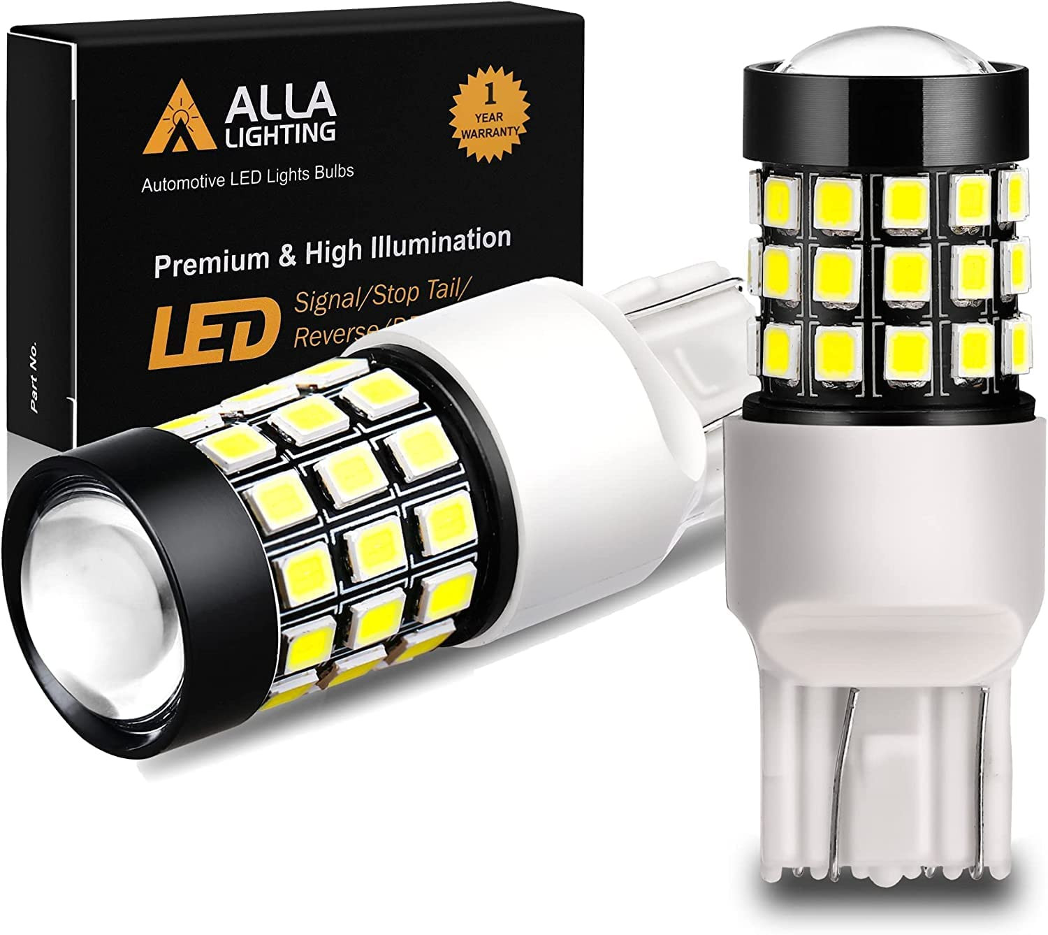 Alla Lighting  7444 LED White Bulbs