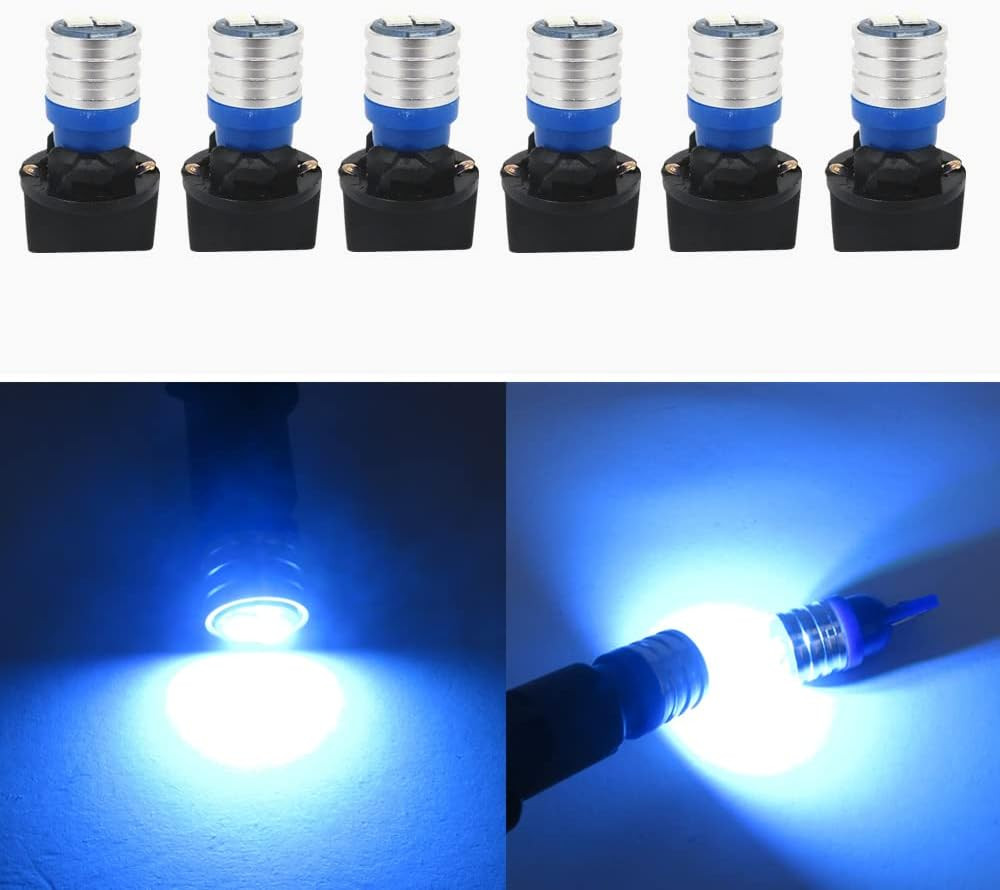 WLJH Blue pc194 LED Light Bulb