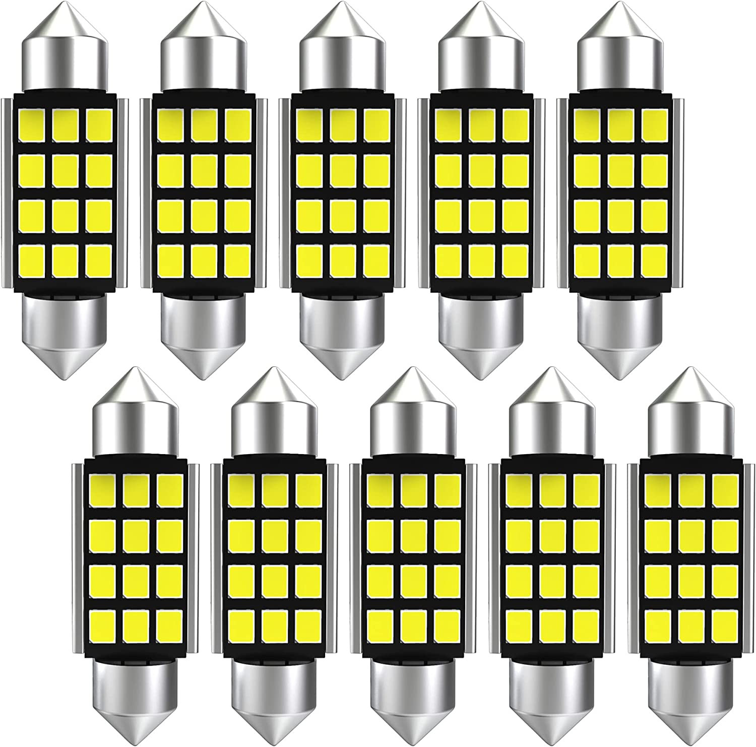 KATUR 6411 White LED Bulbs 39 mm