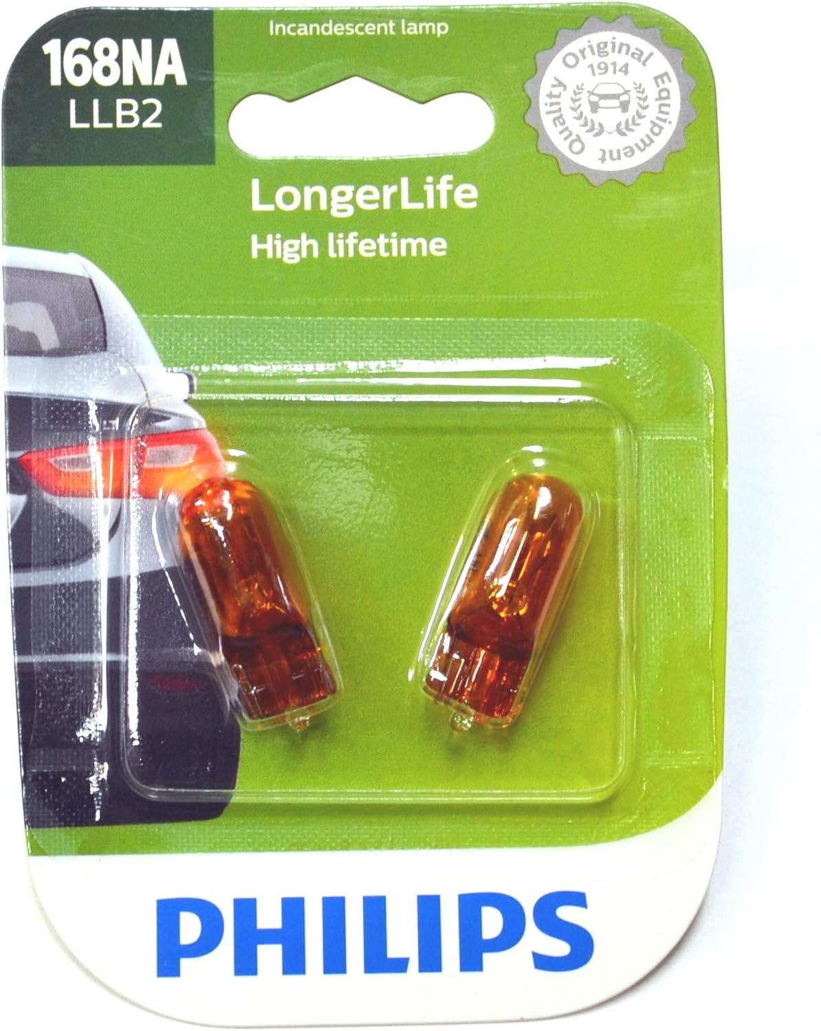 Philips 168NA LongerLife Miniature Bulb