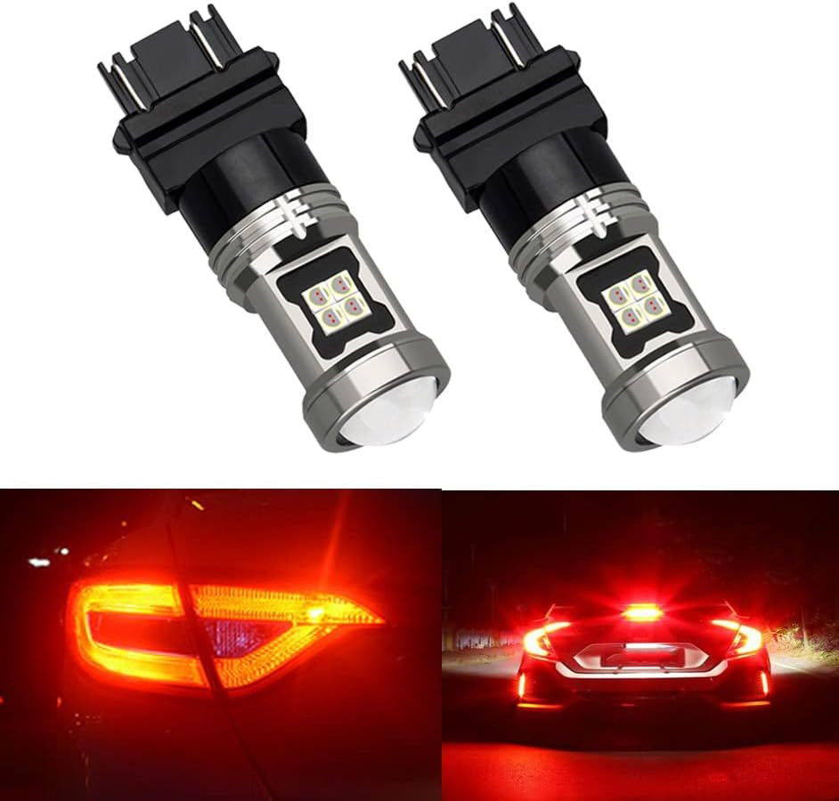 FAXCARS 4057 Red Light Bulbs LED