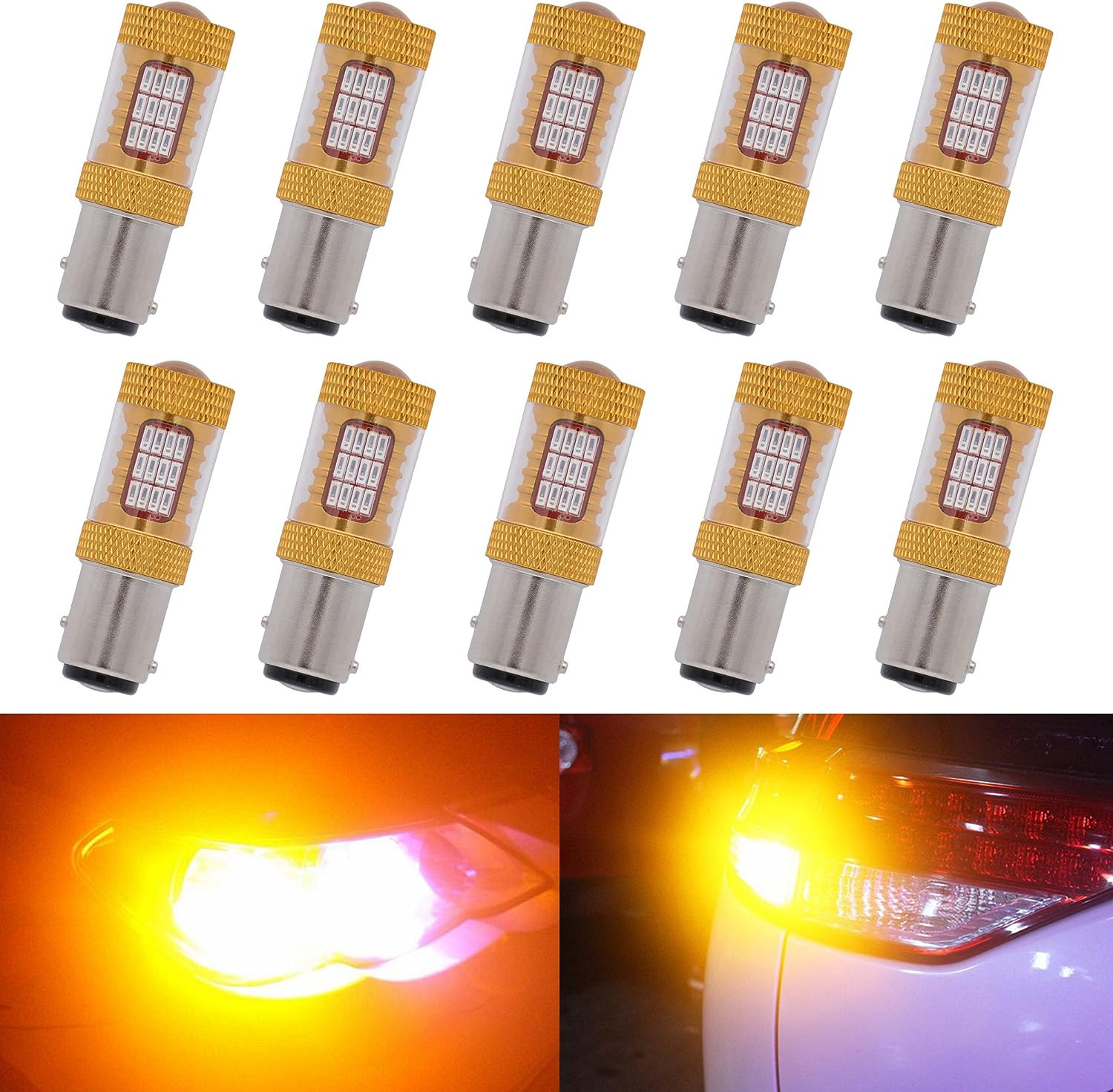 KATUR 1196 Amber Light Bulb