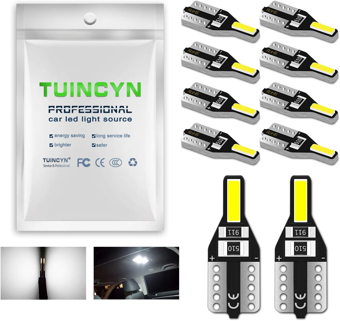 TUINCYN 2827 LED Light Bulb 6000K